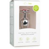 EasyToys - Anal Collection metalni analni čep-roza | shoptok.hr