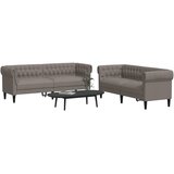  2-dijelni set sofa smeđesivi od tkanine | shoptok.hr