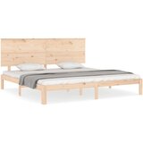  Posteljni okvir z vzglavjem trden les | Shoptok.si