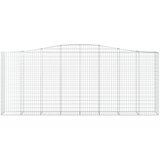  Lučne gabionske košare 5 kom 400x50x160/180cm pocinčano željezo | shoptok.hr