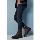Yaya by Hotiç Ankle Boots - Brown - Flat Cene