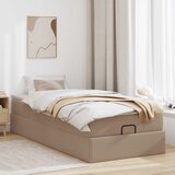 Okvir kreveta s madracem cappuccina 100x200cm umjetna koža | shoptok.hr