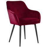 Livetastic Naslanjač Samt, Rdeča | Shoptok.si