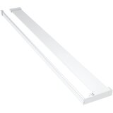 Pregrada za tuš s policom krom 80x195 cm staklo ESG i aluminij | shoptok.hr