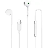žičane slušalice usb-c L7 bijele