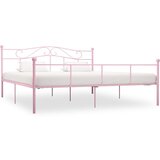  Okvir za krevet ružičasti metalni 180 x 200 cm - Ružičasta 180 x 200 cm | shoptok.hr