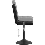  Vrtljivi jedilni stoli 4 kosi črn žamet, (20812393) | Shoptok.si