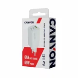 Charger CU65ACC GaN 65W 2xPD 1xQC EU White