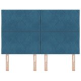  Uzglavlje Tamno plava 144 cm Baršun - Tamno plava 140 cm Visoki uzglavlje | shoptok.hr