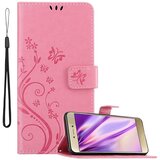 Cadorabo Huawei P8 LITE 2017/P9 LITE 2017 v klasična zlata - ovitek v cvetličnem dizajnu z magnetnim zapiranjem, stoječo funkcijo in režami za kartice, (20566931) | Shoptok.si