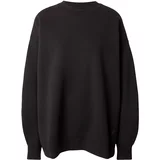 Jordan Sweater majica tamo siva / crna