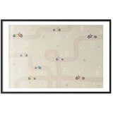  Plakat - Racing Cars 60x40 Crni okvir s margom | shoptok.hr