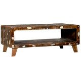  Kava Stol Šareni 90 x 50 x 35 cm Čvrsto drvo iz reciklaže | shoptok.hr