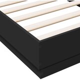 vidaXL Okvir za krevet crni 90 x 190 cm od konstruiranog drva | shoptok.hr