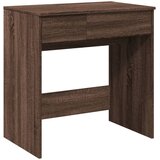  Toaletni stolić s ogledalom smeđa boja hrasta 73x46,5x120 cm | Shoptok.si