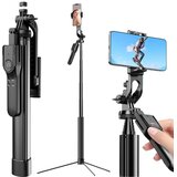 IZMAEL Selfie palica s stojalom in Bluetooth upravljalnikom LR - 40856 - Črna | Shoptok.si