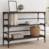  The Living Store Konzolna mizica rjav hrast 100x32x75 cm inženirski les - Konzolna Mizica, (21448243) Cene