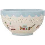 Bloomingville Mini Svetlo modra/kremno bela otroška skleda iz kamenine ø 13,5 cm Celebrate – | Shoptok.si