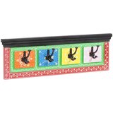  Vješalica za kapute Crna 80 x 25 x 2 cm Čvrsto drvo manga | shoptok.hr