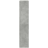Pregrada regal za knjige 4 razine sivi 143 5x29x143 5 cm drvo | shoptok.hr