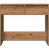 vidaXL Konzolna mizica artisan hrast 89x41x76,5 cm inženirski les | Shoptok.si