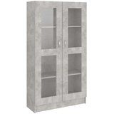  Vitrina siva boja betona 82,5 x 30,5 x 150 cm konstruirano drvo | shoptok.hr