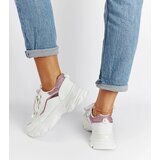 Gemre White and pink massive sneakers with rhinestones Euclid | Shoptok.si
