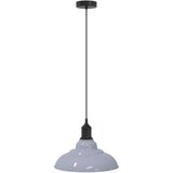 VISILICA podesiva po visini E27 sjajno siva Ø 31 cm metal | shoptok.hr