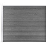  Panel za ogradu WPC 175 x 146 cm sivi Cijene