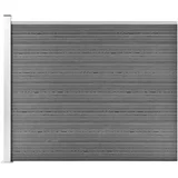 PANEL za ogradu WPC 175 x 146 cm sivi