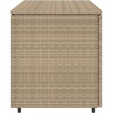  Vrtni ormarić za pohranu bež 110x55x60 5 cm od poliratana | shoptok.hr