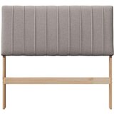  Tapecirani uzglavlje Sivo-smeđa 100 cm Čvrsto borovo drvo | shoptok.hr