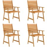  5-dijelni vrtni blagovaonski set od masivnog bagremovog drva | shoptok.hr