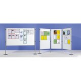 eurokraft basic informacijska stena, enodelno - jeklena pločevina z oblogo, šxv 800 x 1500 mm | Shoptok.si