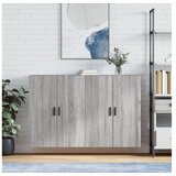 vidaXL Stenska omarica 2 kosa siva sonoma 69,5x34x90 cm | Shoptok.si