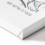  Slika - Florence Map (1 Part) Vertical 20x30 Akustična | shoptok.hr