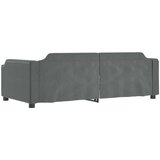  Dnevni krevet na razvlačenje tamnosivi 100 x 200 cm od tkanine | shoptok.hr