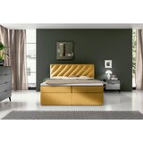 MID.YOU POSTELJA Z VZMETNICO 200 cm x 140 cm , tekstil rumena | Shoptok.si