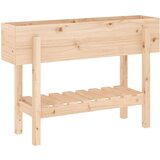  Povišena vrtna gredica 101 x 30 x 69 cm od masivne borovine | shoptok.hr