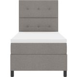  s opruga kutije Sivo-smeđa 90 x 190 cm tkanina | shoptok.hr