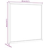  Magnetna bijela ploča s okvirom od punog borovine 40x40 cm | shoptok.hr