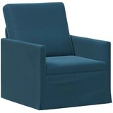  Set sofe 2 pcs Plava Baršun - Plava 1-sjedalni + 3-sjedalni (180 cm) | shoptok.hr