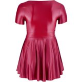 Cottelli velika veličina - Mini haljina A-kroja (bordo) - 2XL | shoptok.hr