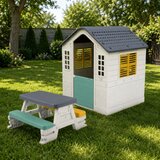 Dolu Play Garden Set – kućica i piknik sto sa klupama u