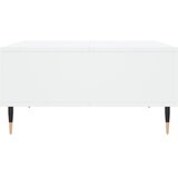  Stolić za kavu bijeli 60 x 60 x 30 cm od konstruiranog drva | shoptok.hr