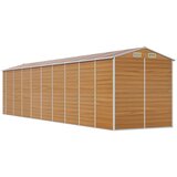  Vrtno spremište svjetlosmeđe 191 x 810 x 198 cm pocinčani čelik | shoptok.hr