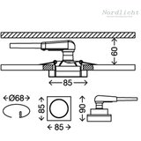 BRILONER 7200-016 - LED kupatilsko svetlo ATTACH 1xGU10/3W/230V | Eponuda.com