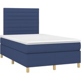  Krevet s oprugama i madracem plavi 120 x 200 cm od tkanine | shoptok.hr