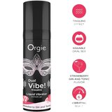 Orgie Dual Vibe - uniseks tekoči vibrator - Jagoda - Gin Tonic (15 ml) | Shoptok.si