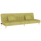  Raztegljiv kavč dvosed z blazinama zeleno blago, (21749654) | Shoptok.si